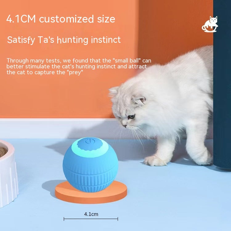 Interactive Gravity Rolling Cat Toy — Teasing Ball for Exercise, Play & Mental Stimulation