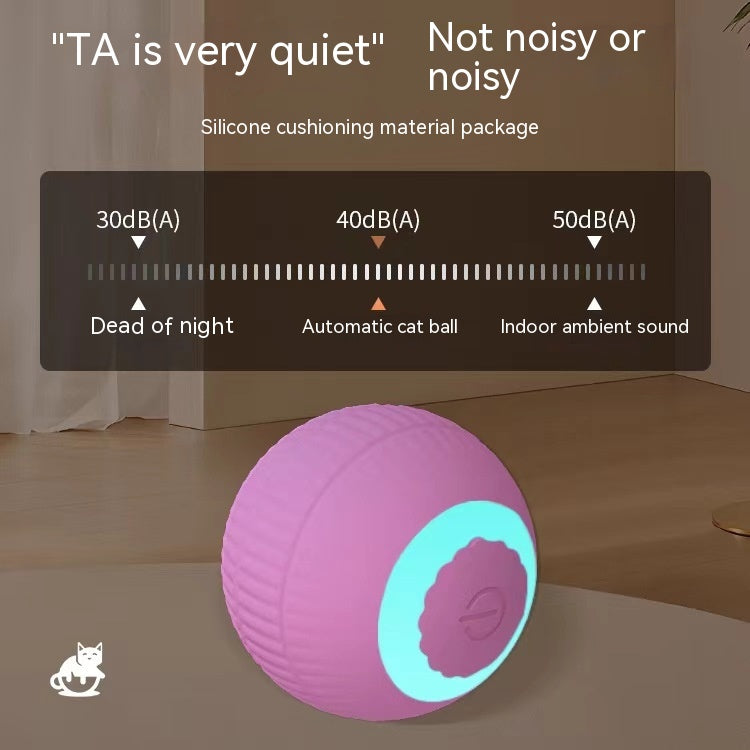 Interactive Gravity Rolling Cat Toy — Teasing Ball for Exercise, Play & Mental Stimulation