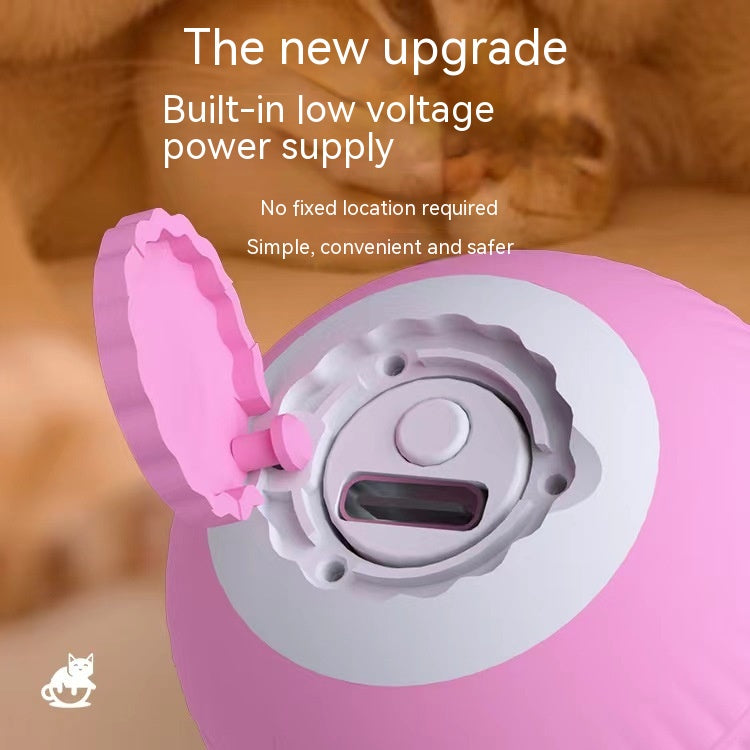 Interactive Gravity Rolling Cat Toy — Teasing Ball for Exercise, Play & Mental Stimulation