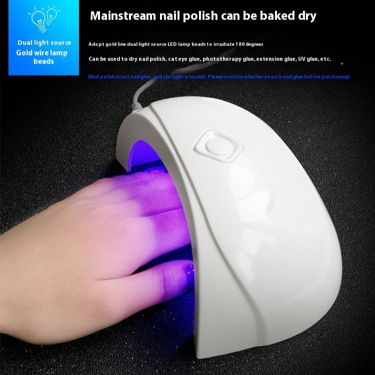 Mini USB UV Lamp — Portable Hot Light for Fast Nail Drying & UV Curing