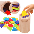 Wooden learning toy (2-5 years old)