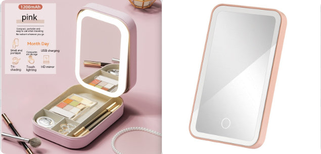 LumiCase™ – The Portable LED Vanity Studio (Perfect Makeup Anywhere)