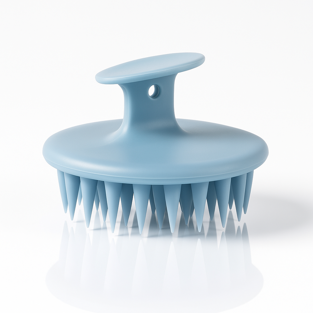 Silicone Scalp Massage Shampoo Brush — Deep Clean, Hair Growth & Anti-Dandruff Comb