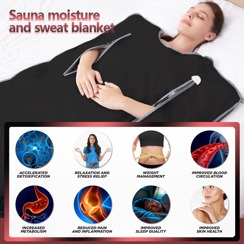 Far Infrared Sauna Blanket — Deep Detox, Sweat Removal & Full-Body Health Care
