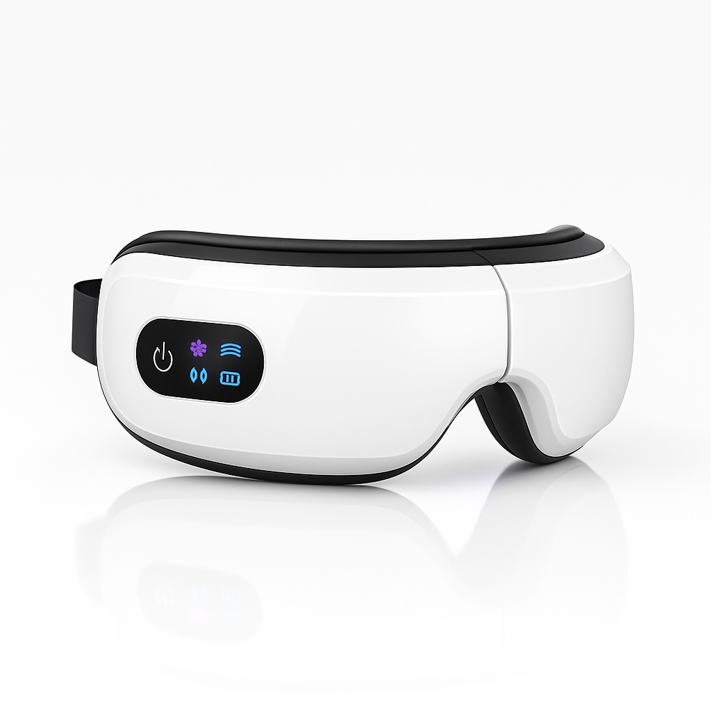 Smart Air Pressure Eye Massager with Warm Compress — Portable Eye Spa