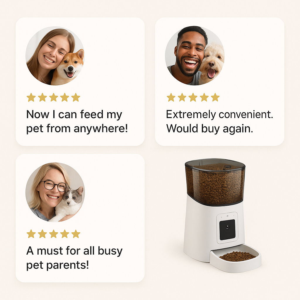 Interactive Treat Dispenser Toy + Mini Camera — Play, Monitor & Reward