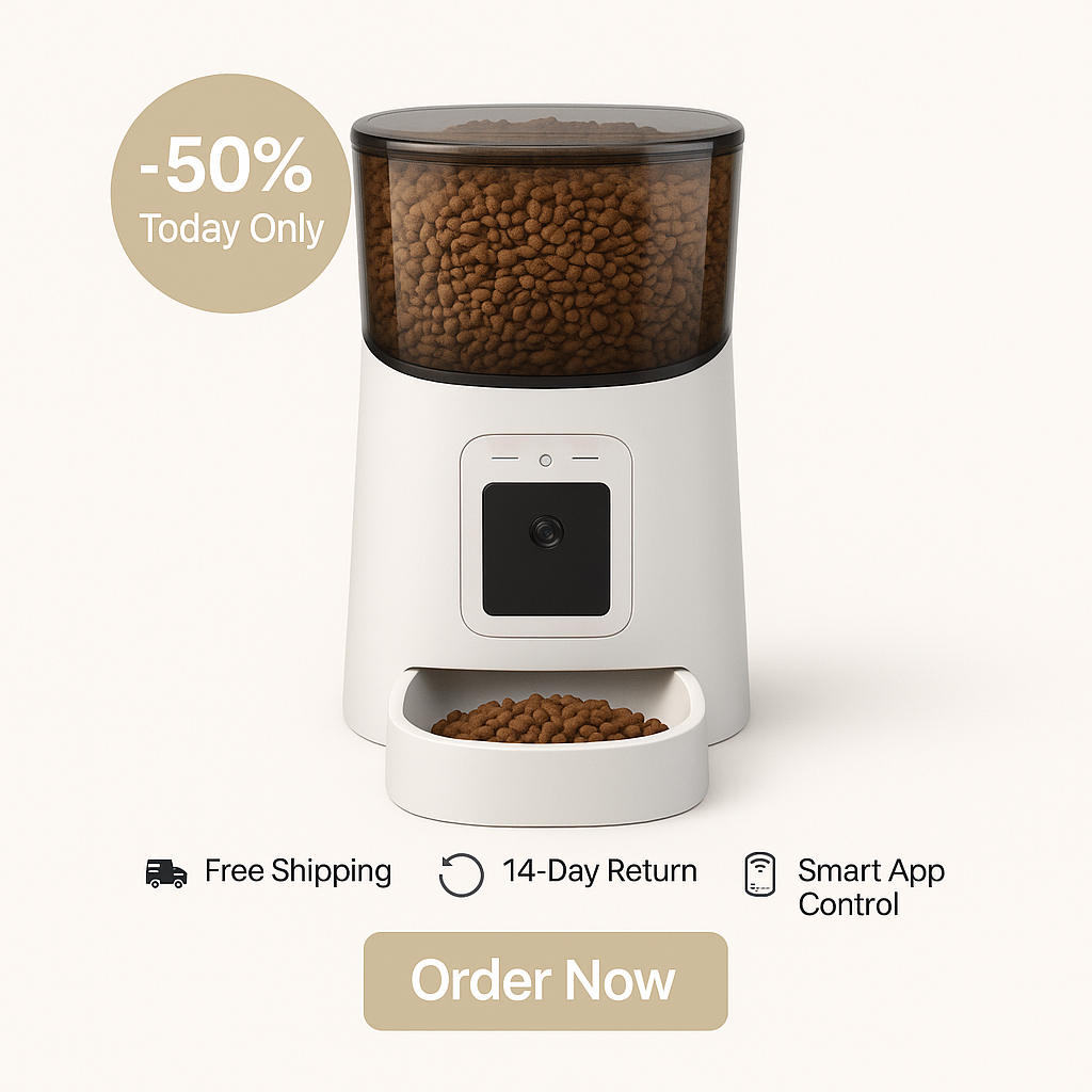 Interactive Treat Dispenser Toy + Mini Camera — Play, Monitor & Reward