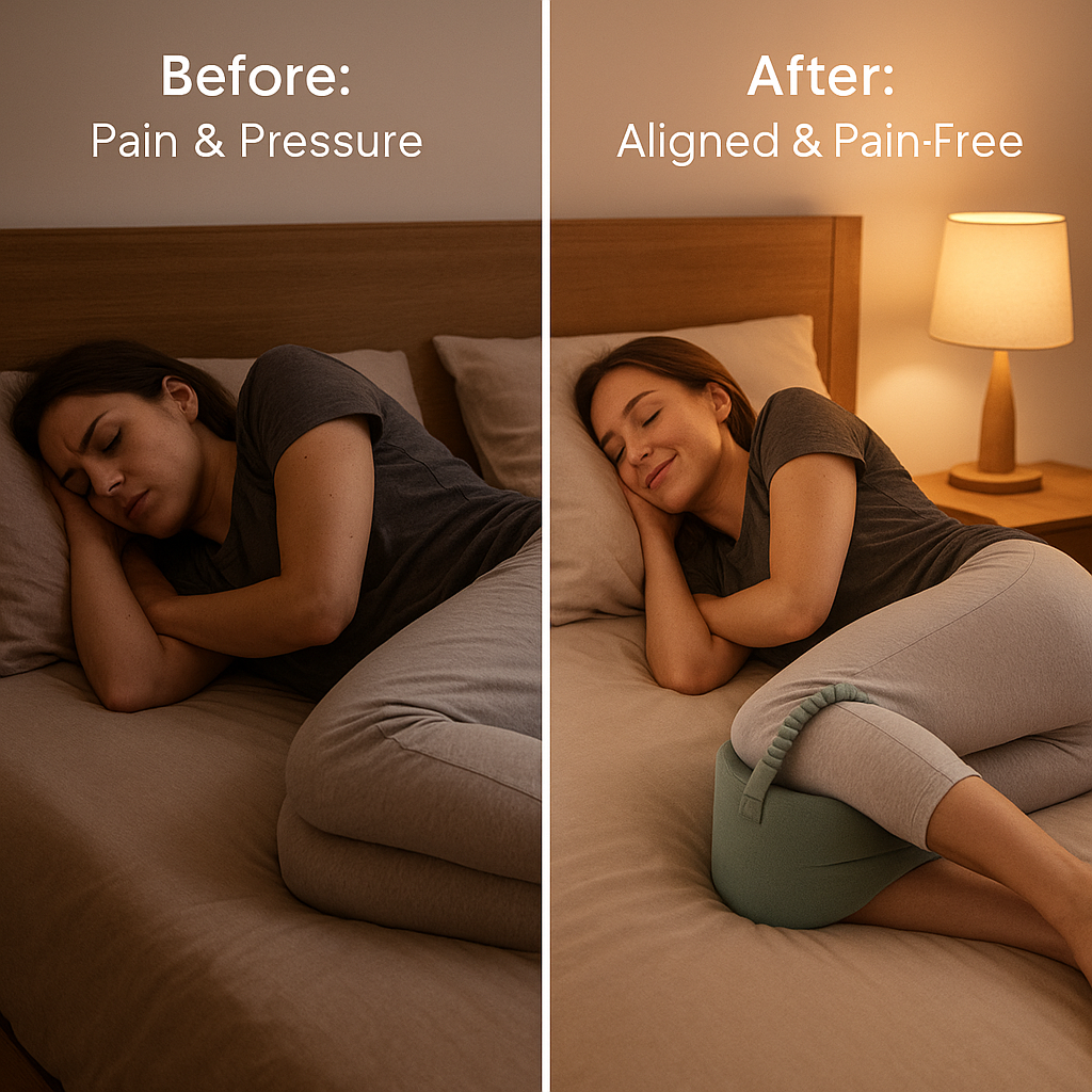 Memory Foam Leg Lock Pillow Knee Pillow Clip Pad