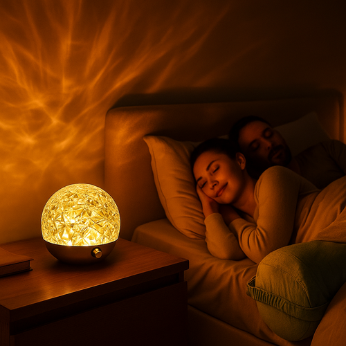 Crystal Ripple Lamp™ – Transform Your Room into a Relaxing Aesthetic Sanctuary 🌊🛋️