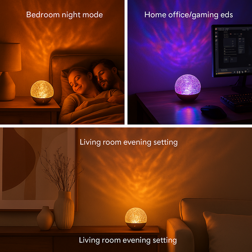 Crystal Ripple Lamp™ – Transform Your Room into a Relaxing Aesthetic Sanctuary 🌊🛋️